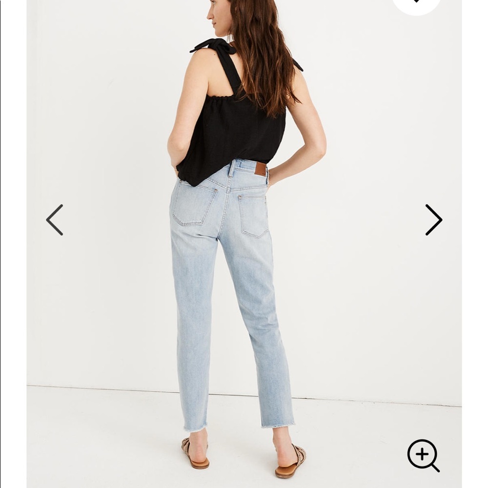 NEW • Madewell • Boyfriend High Rise Crop Jean 32 - Picture 3 of 5